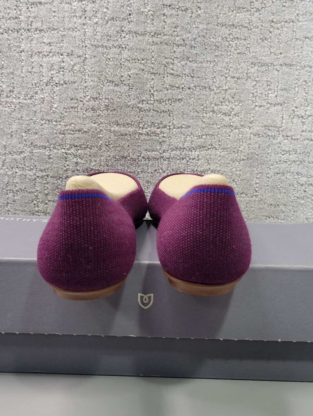 ROTHY'S The Merino Aubergine Pointed Shoes Women's Size US 7, 9.5, 11.5 RETIRED - Picture 5 of 10